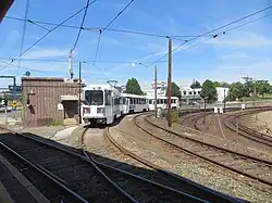 A three-car train of Series 100 cars (2014)