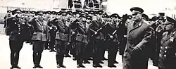 During a visit by Minister of Defense of the USSR Andrei Grechko in 1970