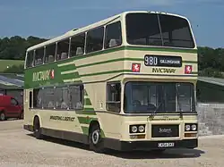 C454GKE, a Leyland Olympian with ECW coach bodywork, originally 5454 with Maidstone & District for Invictaway services, photographed on 19 June 2017