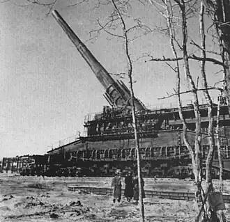 Schwerer Gustav, an 80-cm gun