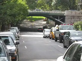 The bridge carrying Riverside Drive above 96th Street
