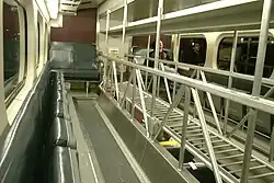 The Upper Level of a Gallery Car. Usually, there is a Rack in the Dropdown for Baggage.