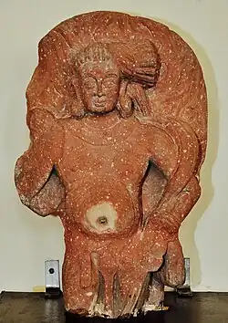 A Kushan Empire-era Agni statue