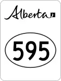 Highway 595 marker