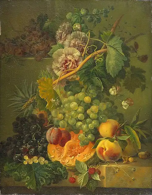Still Life with Flowers and Fruits, 1816-7 (Rijksmuseum Amsterdam)