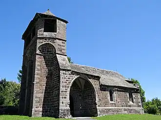 The church of Saint-Roch d'Albinhac, in Brommat