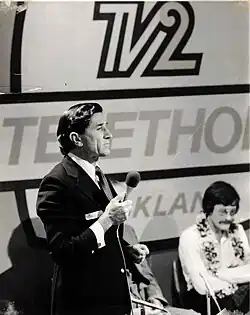 Telethon was a 24-hour live television spectacular aimed at securing donations from viewers for a charitable cause. The first, in 1975, raised over half a million dollars for St John Ambulance. By 1981 Telethon had hit the $5 million mark