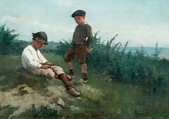 Boys by the Shore, 1881