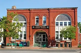 Amesbury City Hall, Amesbury, Massachusetts, 1887.
