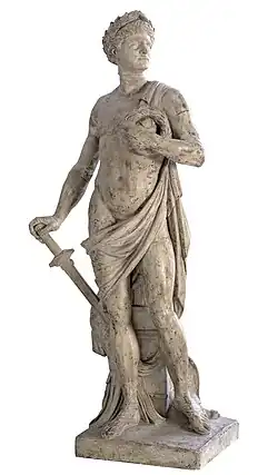 Amor patriae. Allegory symbolising patriotism, by Carl Frederik Stanley, 1777