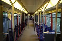 Interior of the M4 train
