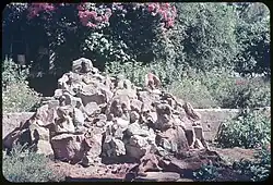 Photograph of sculptures taken in 1957 or 1958