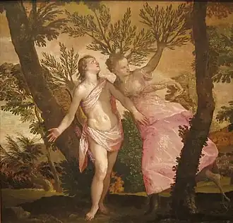 Apollo and Daphneby Veronese, c. 1560–65 (San Diego Museum of Art)