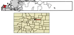 Location of the City of Englewood in Arapahoe County, Colorado.