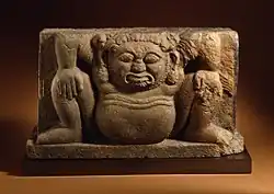 Architectural Support with Squatting Dwarf, 11th century, Los Angeles County Museum of Art