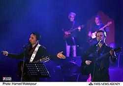 Payam Salehi and Ali Pahlavan are the main members of Arian's group performing the concert
