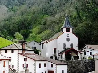 The village and church of Arnéguy