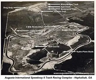 Augusta International Raceway layout