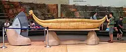 Aymara Totora Reed Boat on display at the Smithsonian, Washington, DC