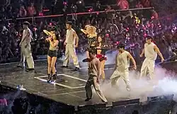 Blackpink performing onstage