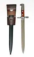 Kar. 31 bayonet M1918 and its frog.
