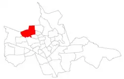 The bairro in District of Sede