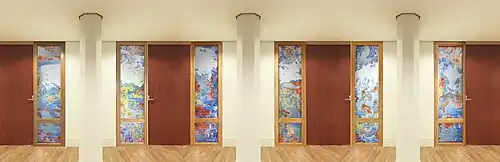 Barbara Nanning, 'Hemel' [Sky], Windows for residential building Huizen, 2010.