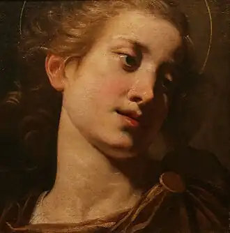 Head of a saint