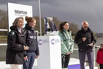 Women's Reserve race coin toss