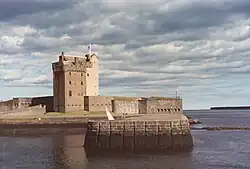 Broughty Castle on the banks of the River Tay