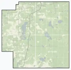 Boundaries of Buffalo Lake Settlement