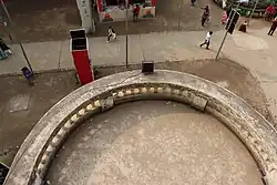 Ceiling of a veranda of Burdwan House.