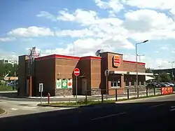 A Burger King restaurant in Prešov, Slovakia