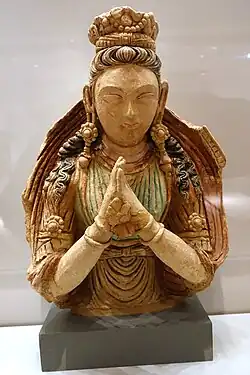 Statue from Shikshin Temple, Nakshatra Cave, 5th-6th century CE