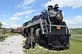 CN 6077 'Mountain Class' 4-8-2, preserved at the Northern Ontario Railroad Museum and Heritage Park, Capreol.