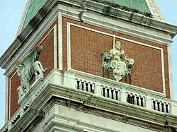photograph of the attic of the St Mark's campanile