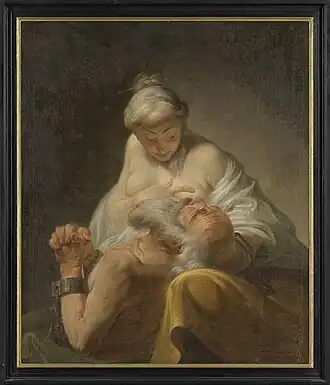 Caritas Romana, Groeningemuseum