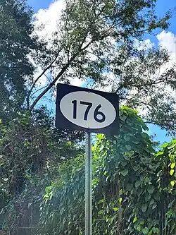 Southbound sign in Cupey, San Juan