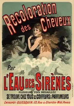 Recoloration des Cheveux par l'Eau des Sirènes