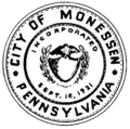 Official seal of Monessen, Pennsylvania