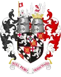 Armorial achievement of Churchill as a gentleman