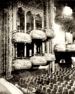 Interior of Cort Theatre, 1911
