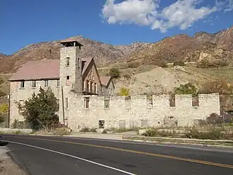 The old Cottonwood Paper Mill, built in 1883 by the Deseret News in Cottonwood Heights