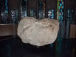 The font, a boulder from Bethlehem