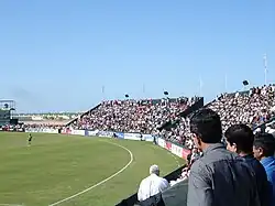 2008 NAB Cup match between Collingwood and Adelaide at Ghantoot Racing and Polo Club, Abu Dhabi, UAE.