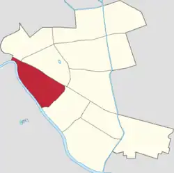 Location in Hedong District