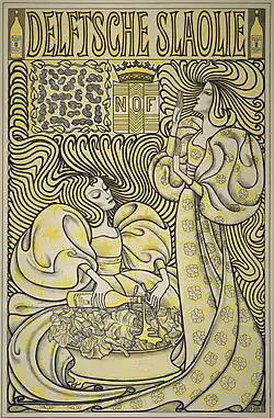Poster for Delft Salad Oil by Jan Toorop (1893)
