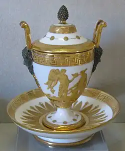 Neoclassical covered vessel, c. 1790