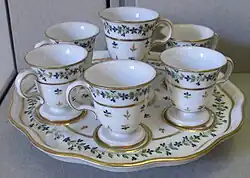 Cups and tray, c. 1790