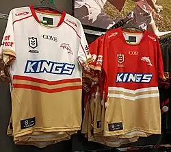 Dolphins NRL away and home jerseys 2023
